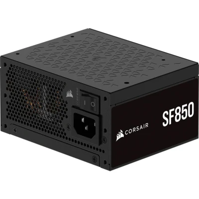 Image of CORSAIR SF850 (2024) Fully Modular Low Noise 80 PLUS Platinum ATX Power Supply 3.1 Compliant PCIe 5.1 Ready SFX to Bracket Included Black