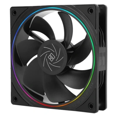 Image of Thermalright TL S12R CPU Fan,Case Cooler Fan, Silent Computer Reverse Fan Under 23.2dB(A) for Case Liquid and Air Cooler, Quiet Fan,Black