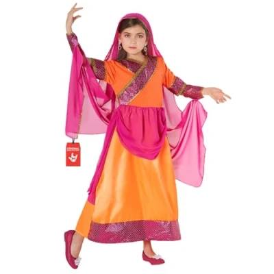 Image of Girls Indian Bollywood Dance Costume For Kids Hindi Quality Fancy Dress, Bollywood, Small (43 48 Ins/110cm 122cm)