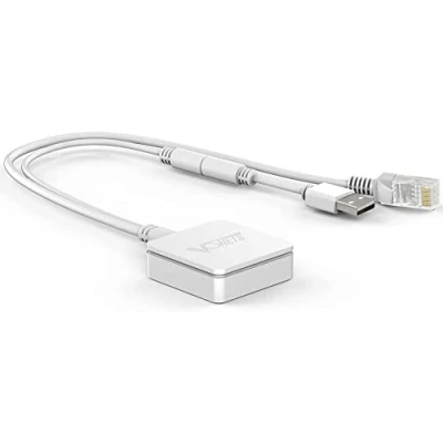 Image of VONETS VAR11N 300 WiFi Bridge 300Mbps/2.4GHz Mini Wireless Repeater/Router Ethernet to Convert with WAN/LAN Port Built in Antenna for Hotel IP Printer Network Devices