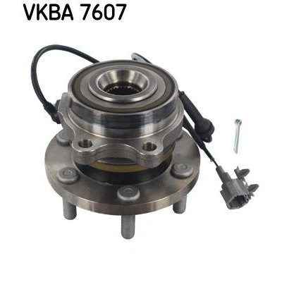 Image of 40202JR70A, 40202JR70B, 40202JR70C Wheel bearing kit SKF VKBA 7607 Front axle both sides with integrated ABS sensor NISSAN: NP300 Navara Pickup