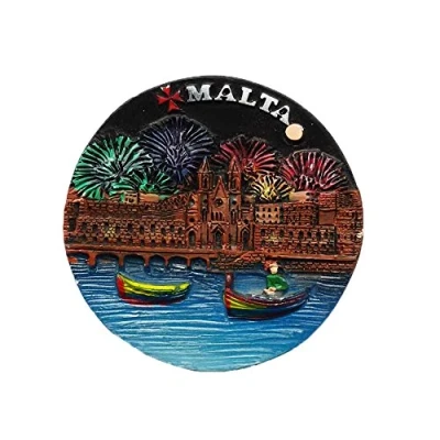 Image of 3D Malta Fridge Magnet Travel Sticker Souvenir Home &amp; Kitchen Decoration,Malta Refrigerator