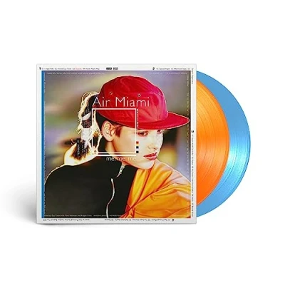 Image of Air Miami Me. Sealed Aqua and Orange vinyl 2023 UK 2 LP set TEENBEAT177