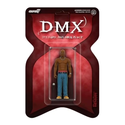 Image of Super7 DMX Reaction Figures Wave 01 (It&#039;s Dark and Hell is Hot) Action Figure, 3.75 inch Scale, RE DMXRW01 DRK