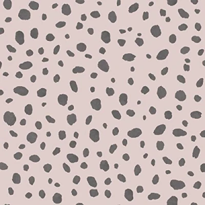 Image of Holden Decor Dalmation Pink 12941 Indulgence Paper Wallpaper 10.05 m x 0.53