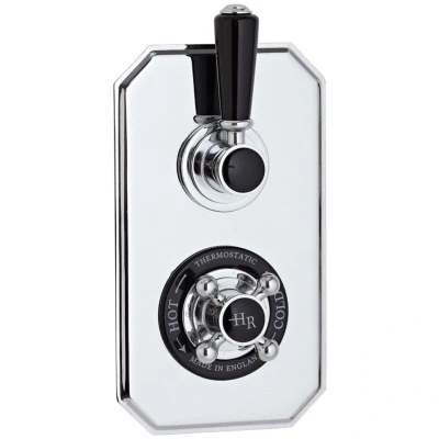 Image of Old London A3057E Edwardian Traditional Bathroom Shower Triple Thermostatic Valve, Chrome