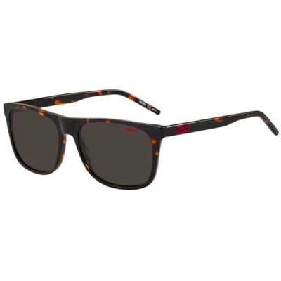 Image of Hugo Boss by Rectangle Mens Havana Grey Brown HG 1194/S One Size