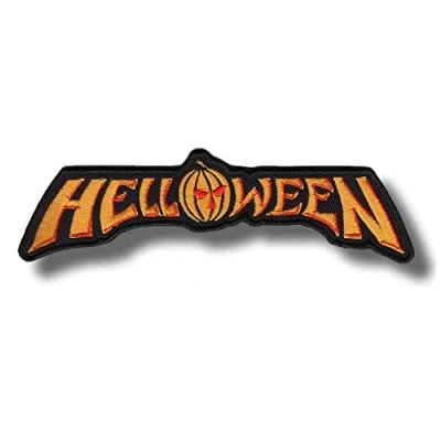 Image of Helloween Band Patch Badge Embroidered Iron on Applique