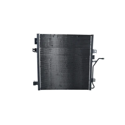 Image of 68033237AA Condenser NRF Easy Fit 350188 with seal ring 15,5mm 11,1mm Aluminium 519mm