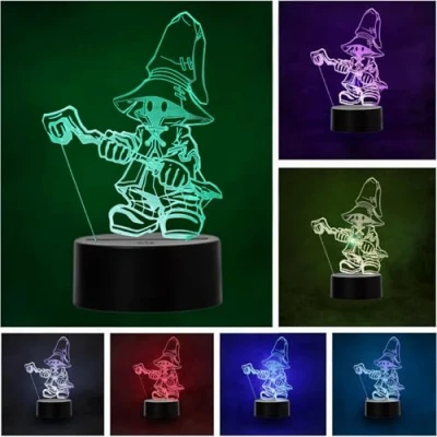 Image of LED Video Game Lamp Vivi FFIX Color Changing USB Night Light and Decoration