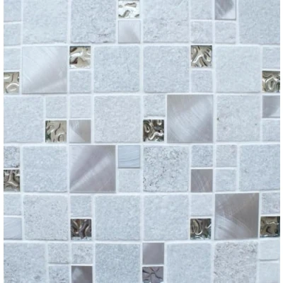 Image of Meteor Mosaic 30 x 0.8 cm (White Square Sample)