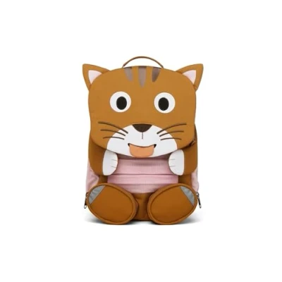 Image of Affenzahn Unisex Kid&#039;s Afz fal 002 037 Children&#039;s Backpack, Cat Brown, 8 Liter