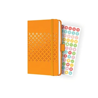 Image of SIGEL J4210 Jolie Weekly planner 2024, hardcover, 9,5 x 15 cm, 174 pages, Orange