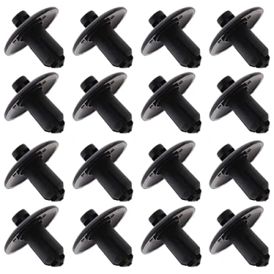 Image of ECSiNG 30pcs Wheel Arch Inner Lining Clips Car Bumper Retainers Trim Body Panel 4D0807300 Plastic Compatible with Audi Q3/Q5/Q7/A2/A4/A5/A8/S8/TT Black