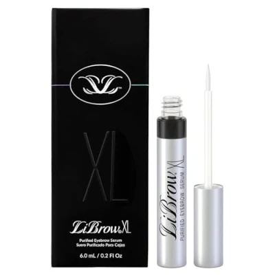Image of LiBrow® Purified Eyebrow Physician Formulated Serum XL for Fuller &amp; Thicker Looking Eyebrows Natural Enhancer Safe Sensitive Skin 6 Month Supply (6ml)