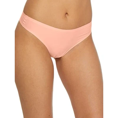 Image of Chantelle Soft Stretch String Thong Tropical Peach Pink One Size