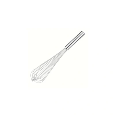 Image of Vogue Heavy Whisk 40.5 cm/16 inch, Stainless Steel, Eight Wires, Plastic Sealed Base Prevents Liquid Build Up, Weight: 240 g, Dishwasher Safe, K548