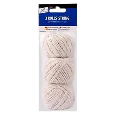 Image of Tallon Just Stationery 90m String Ball (Pack of 3)