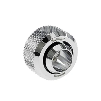 Image of Barrow G1/4 16/10mm Flexible Tube Compression Fitting Shiny Silver