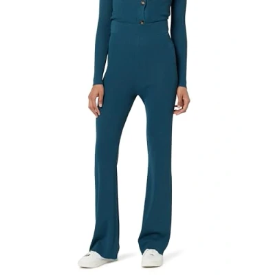 Image of The Drop Ellison Rib Flare Leg Sweater Pant, Legion Blue, Small