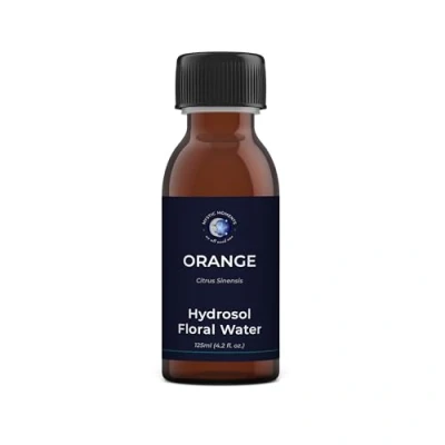 Image of Mystic Moments Orange Natural Hydrosol Floral Water 125ml Perfect for Skin, Face, Body &amp; Homemade Beauty Products Vegan GMO Free