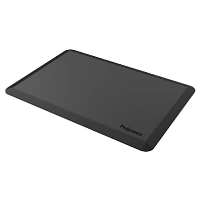 Image of Fellowes Everyday Anti Fatigue Standing Mat Ergonomic Sit Stand Desk for Use in Work or the Home Environment H1.91 x W91.44 D60.96cm Black