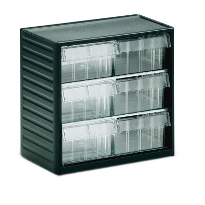 Image of Treston 297 3 Storage Cabinet, Light Grey, Overall Size 290 x 310 180mm