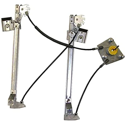 Image of 6J4837461 Window regulator VALEO 851036 Left Front electric without motor with comfort function SEAT: Ibiza 4