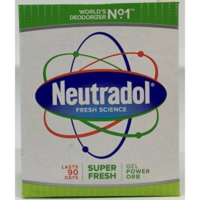 Image of Neutradol Super Fresh Air Freshener Odour Remover Destroyer Gel Power Orb 140g (2 Pack)