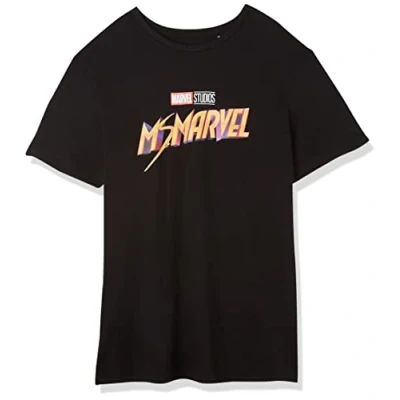 Image of Marvel Men&#039;s Uxmissmts010 T Shirt, Black, L