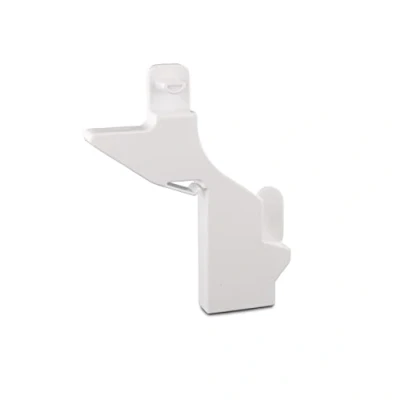 Image of DL pro Right Flap Holder for Bosch Siemens 00657908, 657908 Refrigerator, 11.9 cm x 9.8 1.5 cm, White