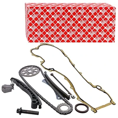 Image of 1539545, 1539545S6, 1571300, 1571300S3 Timing chain Kit FEBI BILSTEIN 100754 Simplex, Closed VAUXHALL: Corsa Mk3, Astra Mk6, Mk6 Kombi