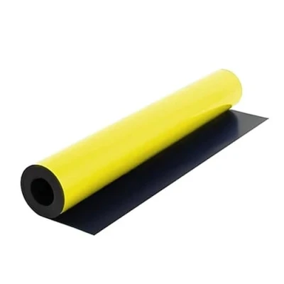 Image of MagFlex® Flexible Matt Yellow Magnetic Sheet for Creating Pictures, Artwork, Signs or Displays 620mm Wide 1m Length
