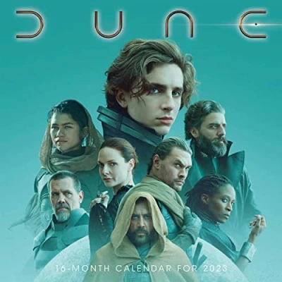 Image of Dune September 2022 December 2023 Calendar (WALL 16 MONTH)
