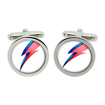 Image of Bowie Cufflinks in Chrome Box
