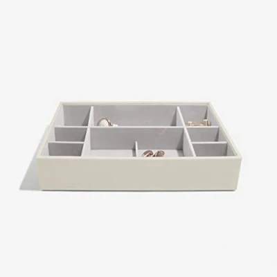 Image of Stackers Oatmeal Supersize Jewellery Box Watch Accessory Layer