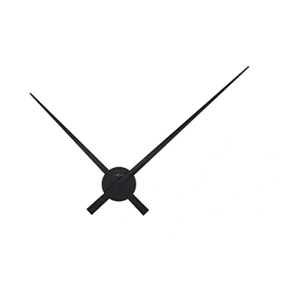 Image of NeXtime very large wall clock &quot;HANDS&quot;, only hands, made of aluminium, black, ø 85 cm