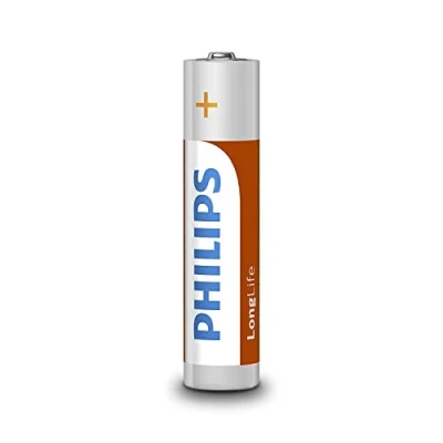 Image of PHILIPS AAA batteries LR03/1.5V Alkaline 4 Pieces Battery Pack