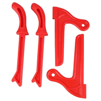 Image of 4Pcs Push Block,Table Saw Block,Safety Plastic Woodworking Protective Hand Sticks,Safe and Convenient to Run on Table Saw(B)