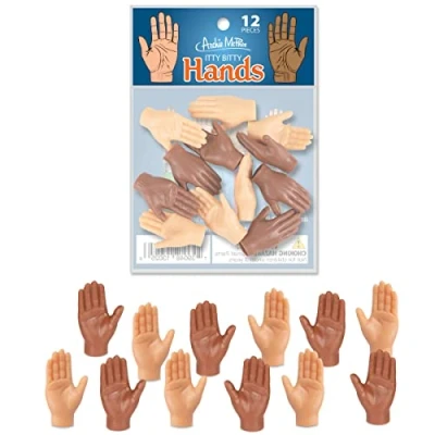 Image of Accoutrements Archie McPhee Itty Bitty Pencil Hands 12 Pack