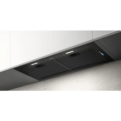 Image of Cooker hood, extractor, black, 714x283x251 mm FOLD BL/A/72