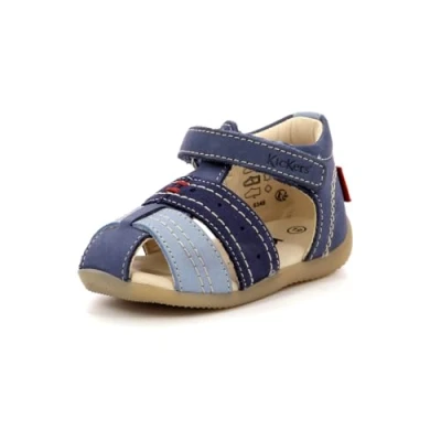 Image of Kickers Baby Boys Bigbazar 2 Sandals, Blue (Bleu Tricolore 53), 3 UK