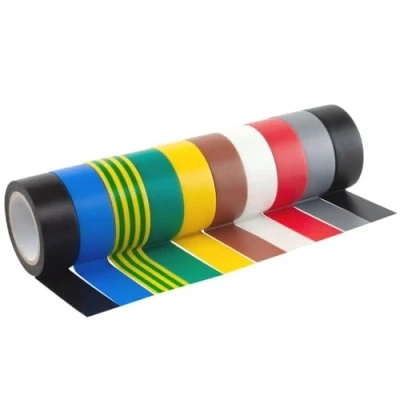 Image of GTSE Mixed colour Electrical Tape, 19mm x 5m, Strong Self Adhesive PVC Insulation Tape for Insulating, Repairing and Protecting Wires, 10 Rolls