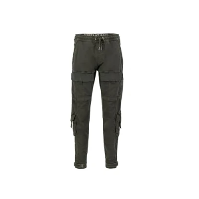 Image of Alpha Industries Men&#039;s Sergeant Jogger Casual Trousers Pants, Greyblack, XXL