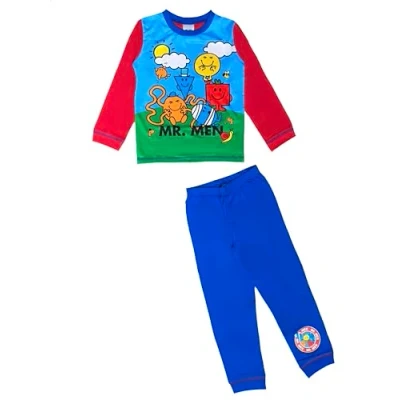 Image of Mr.Men Boys Pyjamas, Multicoloured, Age 3 4 Years