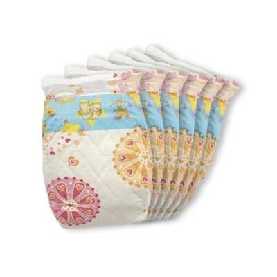 Image of Heless 6635 Doll Nappies Pack of 6 Size 35 50 cm, White, 50centimeters