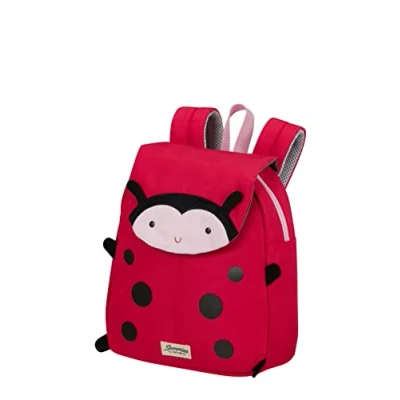 Image of Samsonite Happy Sammies Eco Kinderrucksack S, 28.5 cm, 7 L, Rot (Ladybug Lally)