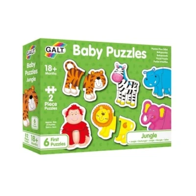 Image of Galt Toys, Baby Puzzles Jungle, Jigsaw for Kids, Ages 18 Months Plus