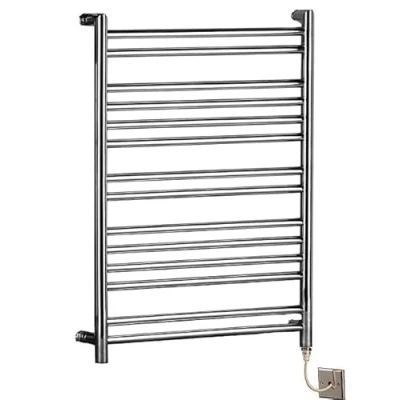 Image of Manissa Tokyo 600 x 850mm Designer Stainless Steel Electric Towel Rail Warmer Mirror Polished Finish
