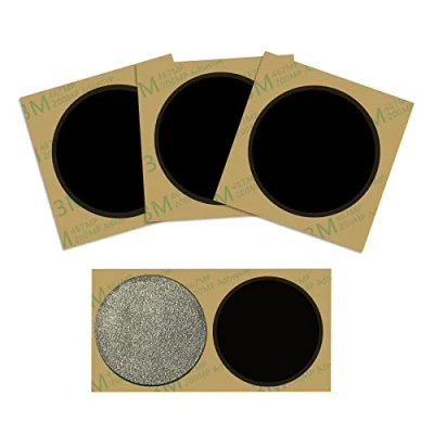 Image of Pack of 10 NFC Tags NTAG215 Black Anti Metal Stickers 25 mm Round On programmable RFID for Enabled Cell Phones and Devices